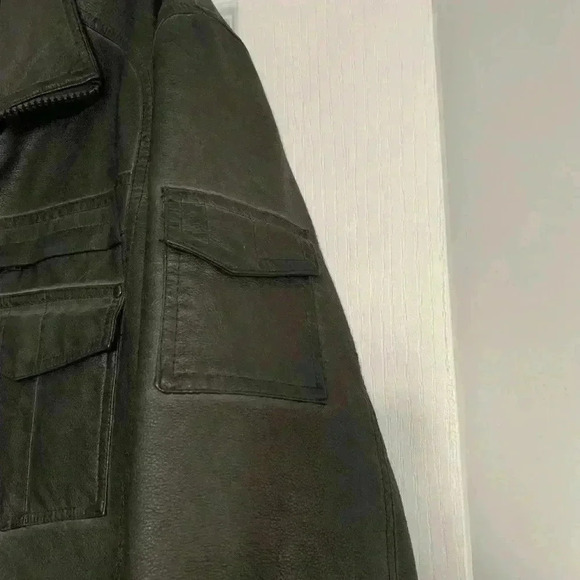 Point Zero faux leather sports jacket. Ptp 23” length 30” - Picture 7 of 7